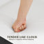 Causeuse d'extérieur en teck massif avec coussin et accoudoirs-605673264-605673263