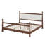 Structure de lit plateforme, structure de lit en bois massif avec tête de lit tapissier avec support à lattes et à lattes, aucun sommier nécessaire-1297993813-1297993815