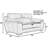 Peosta 79" Pillow Top Arm Loveseat with Reversible Cushions-1310354550