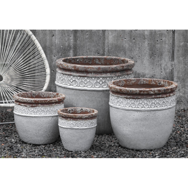 Montserrat Handmade Planter, Beachcomber White