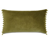 Jace Pom-poms Velvet Throw Pillow