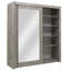 Wyona 2 Door Manufactured Wood Wardrobe-40079916-40079917