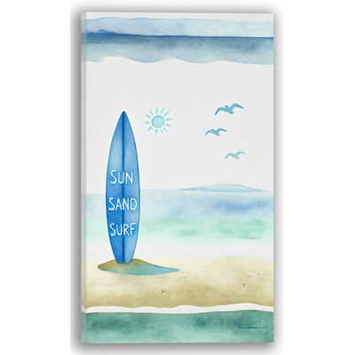 Impression sur toile Minimalist Beach