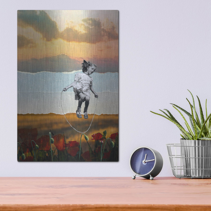 "Poppies" par DB Waterman, H 16 po x l 12 po
