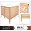 Ensemble de moustiquaire en bois de cèdre en vinyle Fresno H 4 pi x l 5,3 pi Enclo (2 panneaux)
