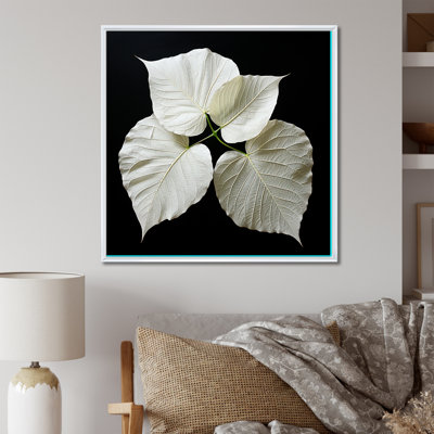 Impression sur toile noir et blanc sur verre I