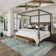 Samira Tanis Aqua Blue Gold Cream Multi Moroccan Bohemian Machine Washable Indoor Area Rug, Flat Pile for Living Room & Bedroom