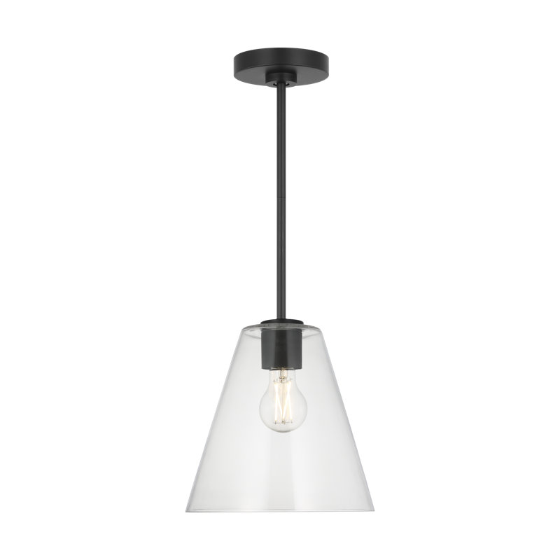 Luminaire suspendu à une lumière Hayden, Clair, Nuit noire