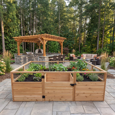 Ensemble jardin en cèdre 8 pi x 12 pi