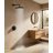 12" Wall-Mount Rain Shower System with Solid Brass Valve, Single Handle Control - Matte Black-126704888