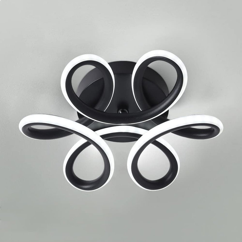 Cleao Acrylic LED Semi Flush Mount