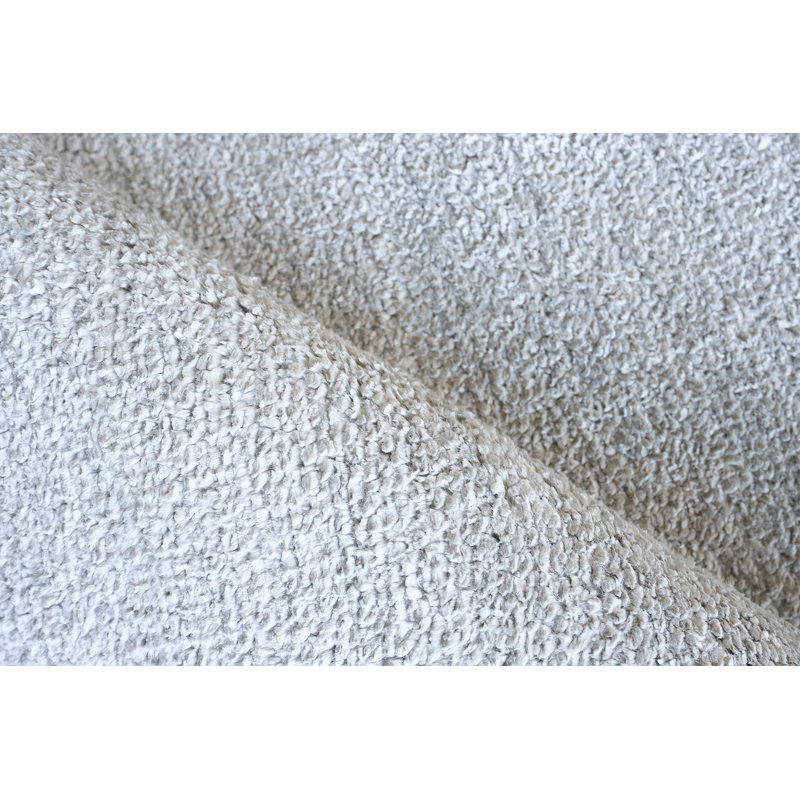 Exquisite Rugs Plush Hand-Knotted Wool/Viscose Chrome Area Rug, Rectangle 10' x 14'