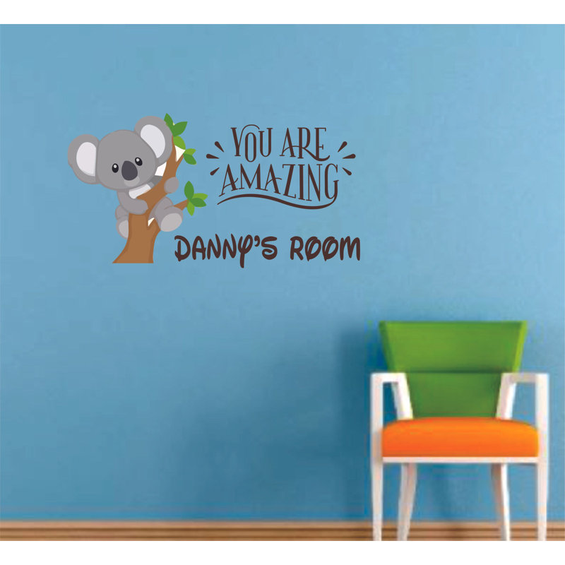 Adhésif décoratif mignon, mignon et mignon koala, H 30 po x l 27 po