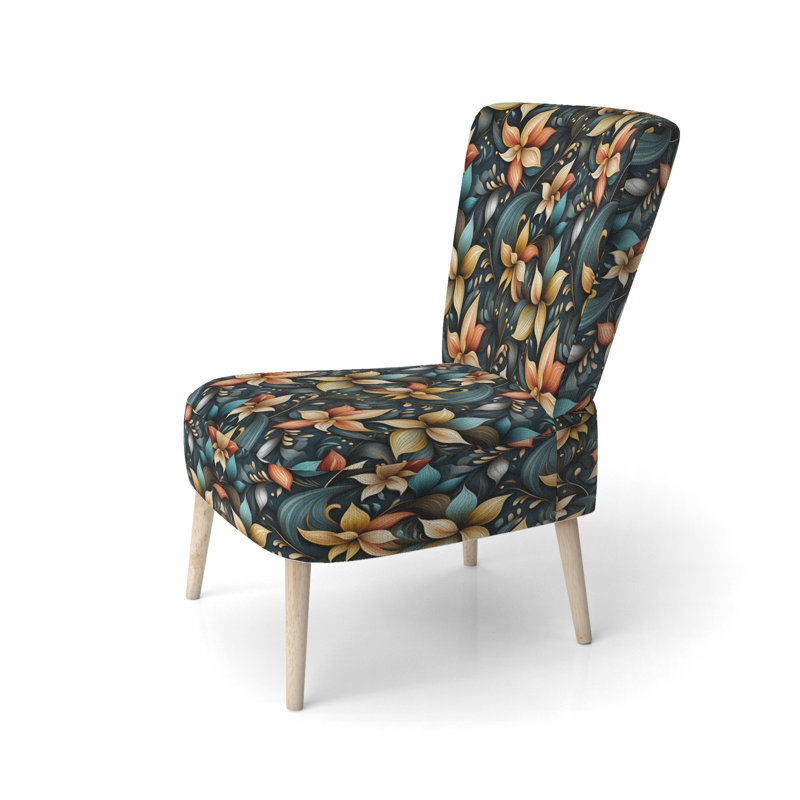 Mindful Contemplation Mediation I - Chaise d'appoint rembourrée Cottage