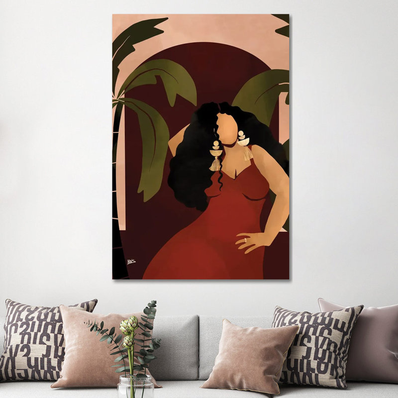 «Camille» par Bria Nicole, impression sur toile tendue, H 12 po x l 8 po x P 0,75 po