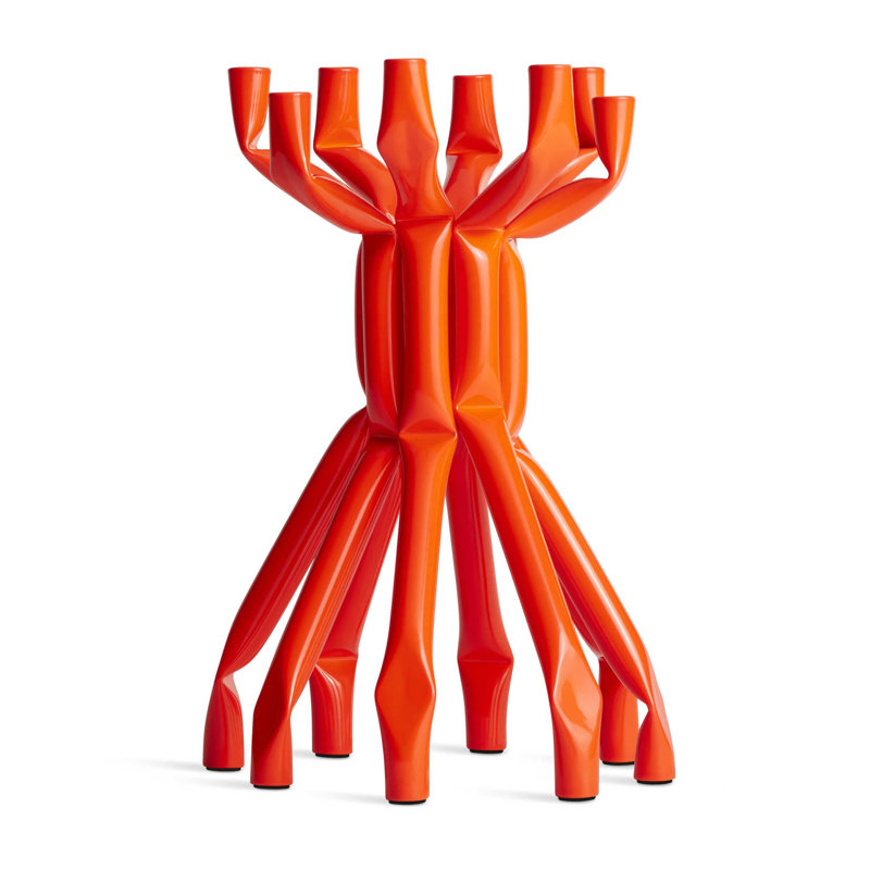 Nosferatube Candelabra, Dayglow Orange
