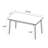 Vintage White Marble Boxwood Dining Table with Solid Wood Legs - 55/63-inch Modern Kitchen Table-1226179768