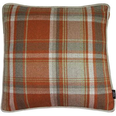 Plaid Square Floor Cushion