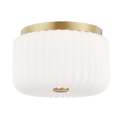 Willa 2 Light Glass Flush Mount