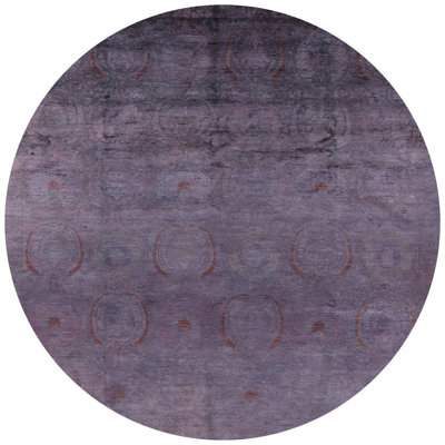 Tapis oriental mauve