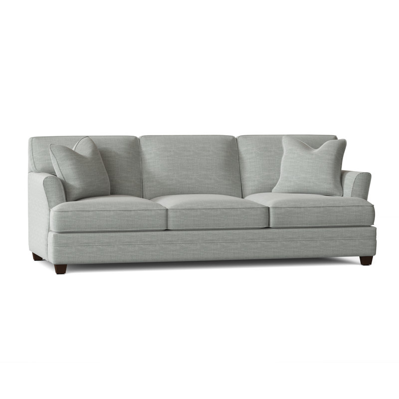 Harriss Upholstered 91'' Sofa, Conversation Capri Basketweave
