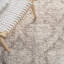 Tapis ivoire / brun Borelli-681886007