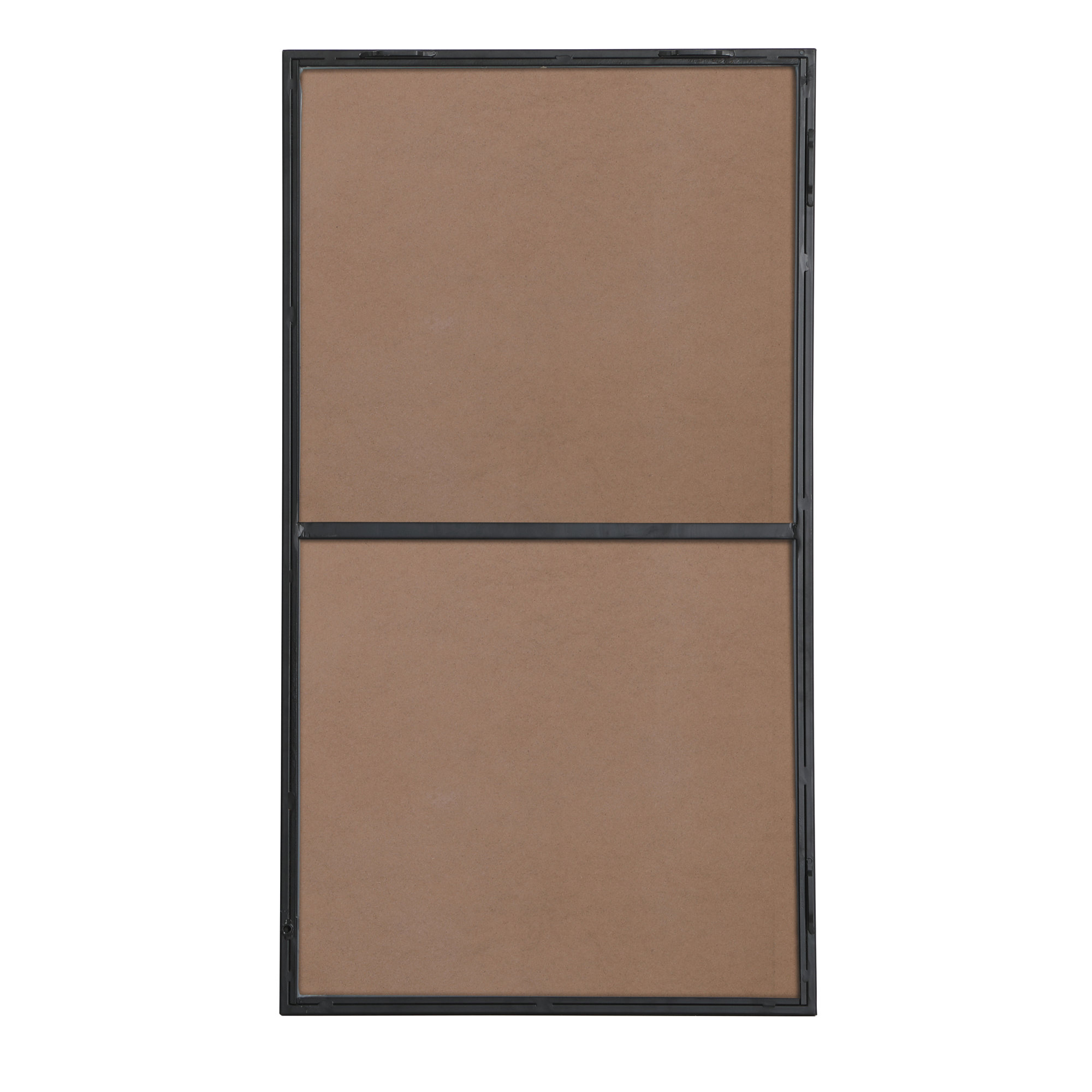 Sabine Metal Rectangle Wall Mirror, Black, 36" x 20"