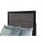 SOLUTO GREY AND BLACK KING BED-114236403