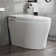 Smart Bidet Toilet with Auto Open Lid Auto Flush, Modern Tankless Smart Toilet Equipped with Bidet  Warm Wash Heated Seat Night Light(Remote Included)