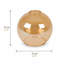 Glass Semi Flush Mount-70328268