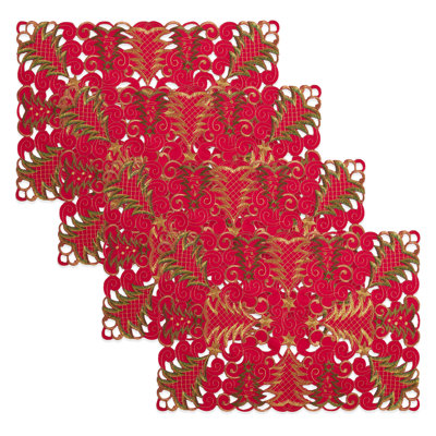 Rameriz Polyester Floral Rectangle Placemat