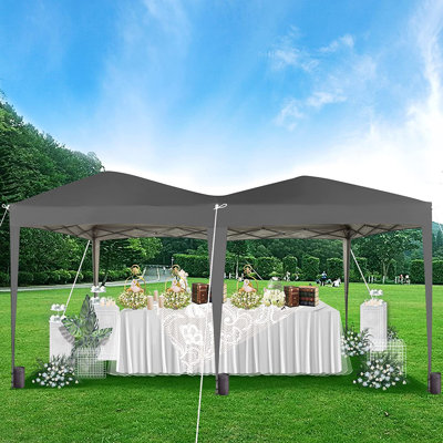 3m x 6m Metal Pop Up Gazebo