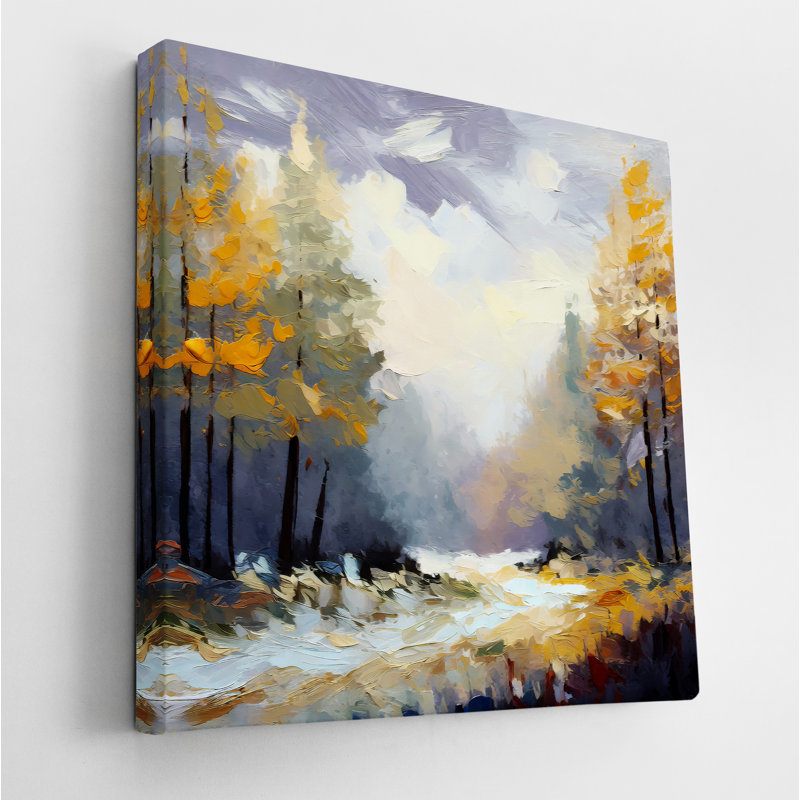 Autumn Forest, 24" H x 24" W
