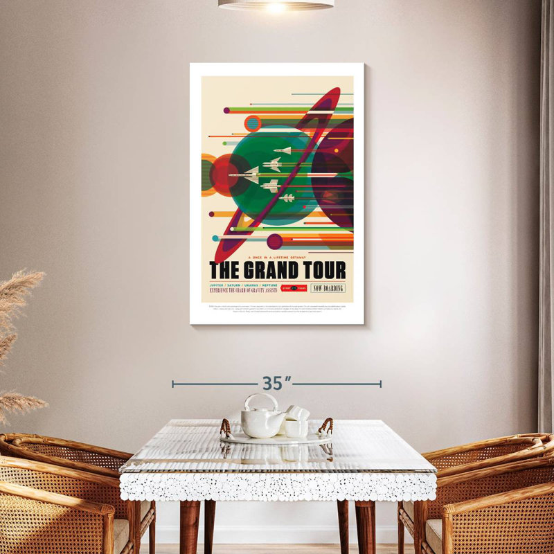 Oberle Retro Grand Tour, 45" H x 30" W