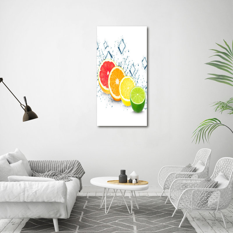 Citrus Fruits - Wrapped Canvas Print
