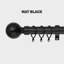 Nuha Iron Adjustable 210cm to 120cm 2.8cm Single Curtain Pole-836541721-824443514