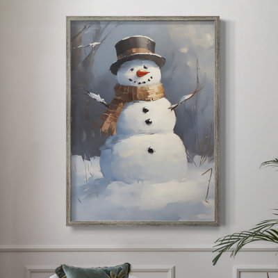 «Christmas Holiday Art», série 2-LIX, reproduction encadrée - bois massif XMAI81837
