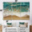 Vue aérienne des vagues tranquilles 1 - plage, art mural-847585315-847585371