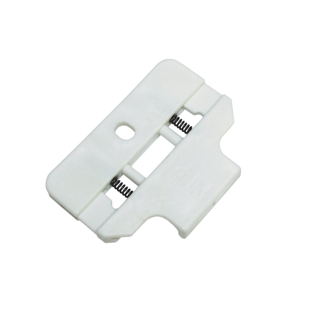 Deckenclip Hendershot Für 3-Läufige Flächenvorhangschiene Weiß 5,6 X 4 Cm