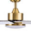 Ventilateur de plafond à 72 pales de 72 po en aluminium DEL avec lumière à intensité variable et télécommande-107162104-107162107