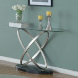 Sceinnker 48'' Glass Top Console Table