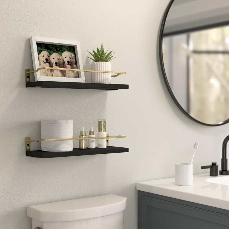 Wood, Black/Gold