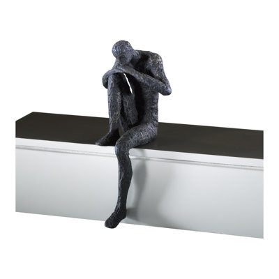 Thinking Man Shelf Decor Figurine