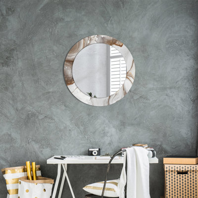 Huldar Glass Flat Wall Mirror
