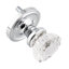 Rosette classique avec poignée de porte en cristal-15386639