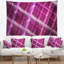 Tapisserie rose abstraite en métal-28496640