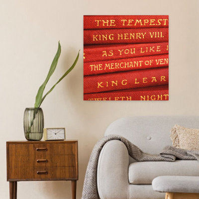 Art rétro Shakespeare II avec livres fermés
