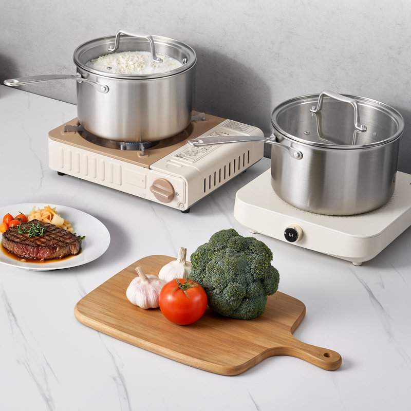 3.79L Stainless Steel Saucepan