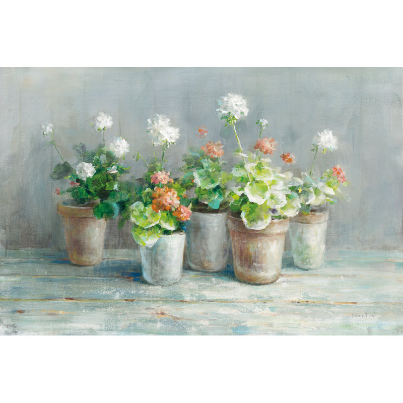 Farmanium Geraniums II, H 32 po x l 48 po