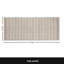 Tapis noir / blanc en coton tissé à plat à la main Steverson-273138451-273138452